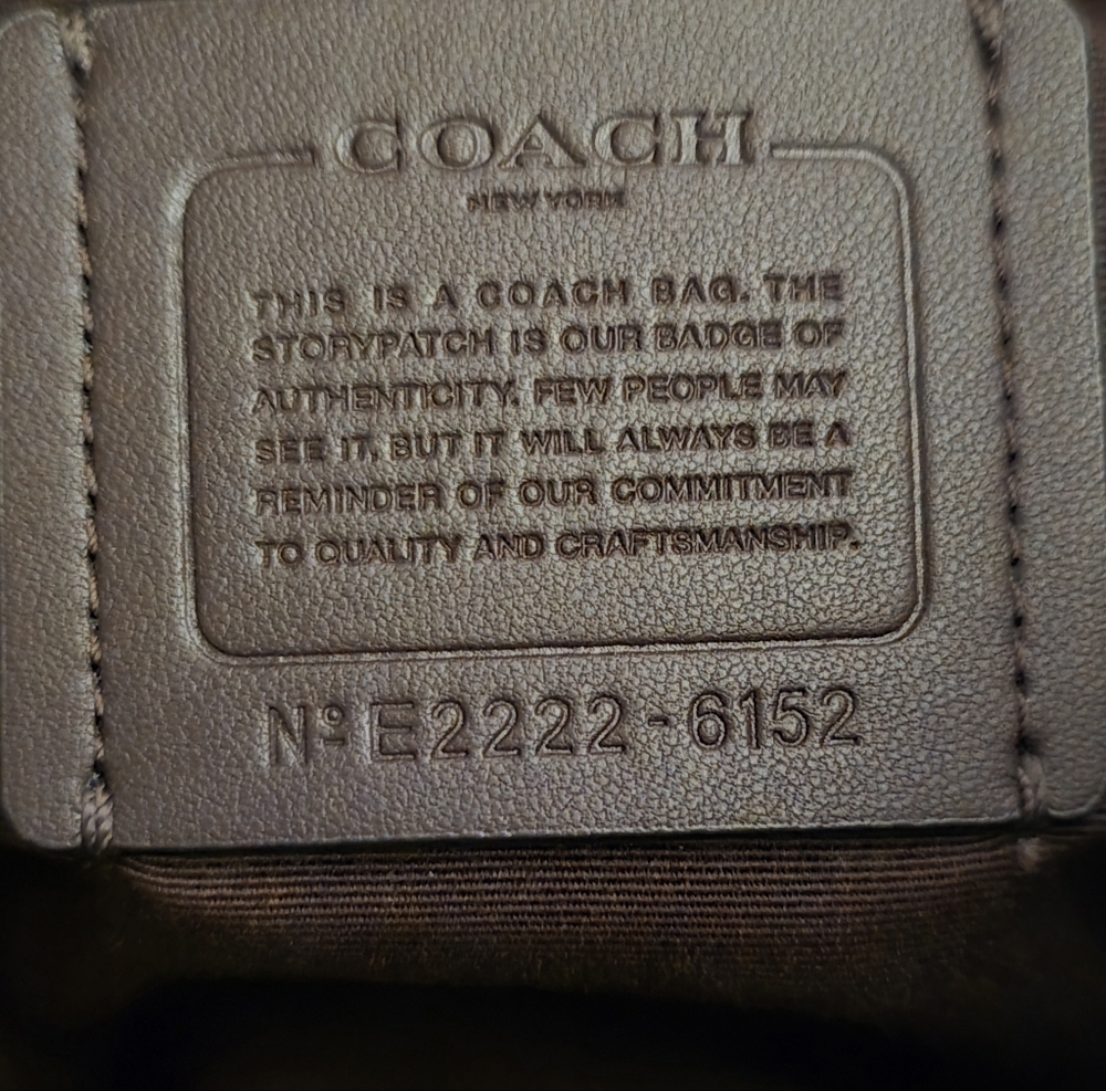 Coach Pennie Leather Shoulder Bag (6152) - Picture 7 of 7
